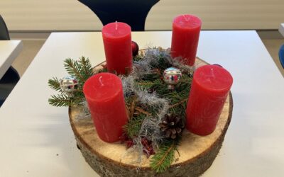 Adventskränze an der KSS