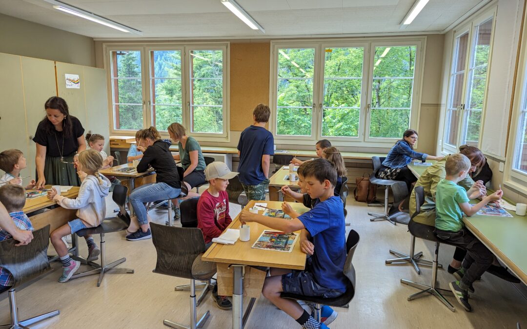 Schulschluss Kindergarten / Primarschule Spiringen