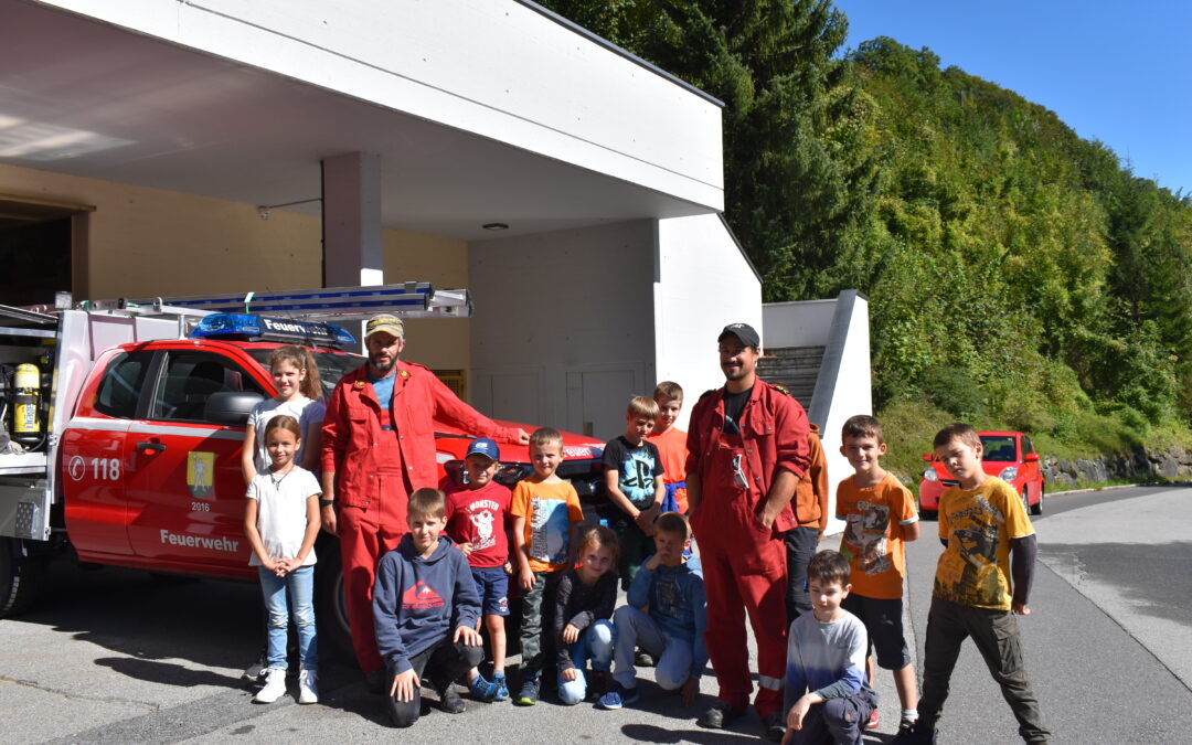 Feuerwehrnachmittag, Primarschule Spiringen
