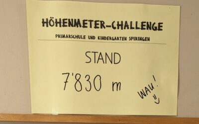 Höhenmeter-Challenge, Primarschule / KIGA Spiringen