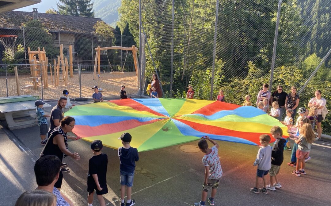 1. Schultag in Spiringen
